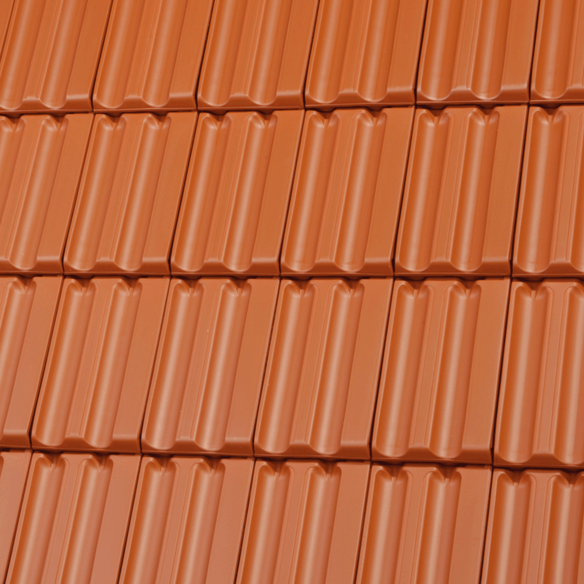 Tile Trough Old red double-trough interlocking tile Z2 from Jacobi