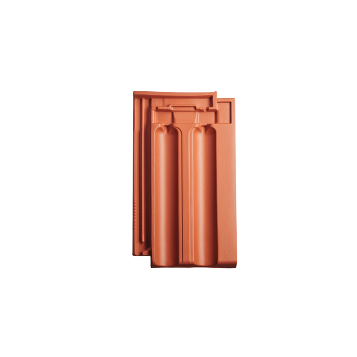 Tile Trough Old red double-trough interlocking tile Z2 from Jacobi