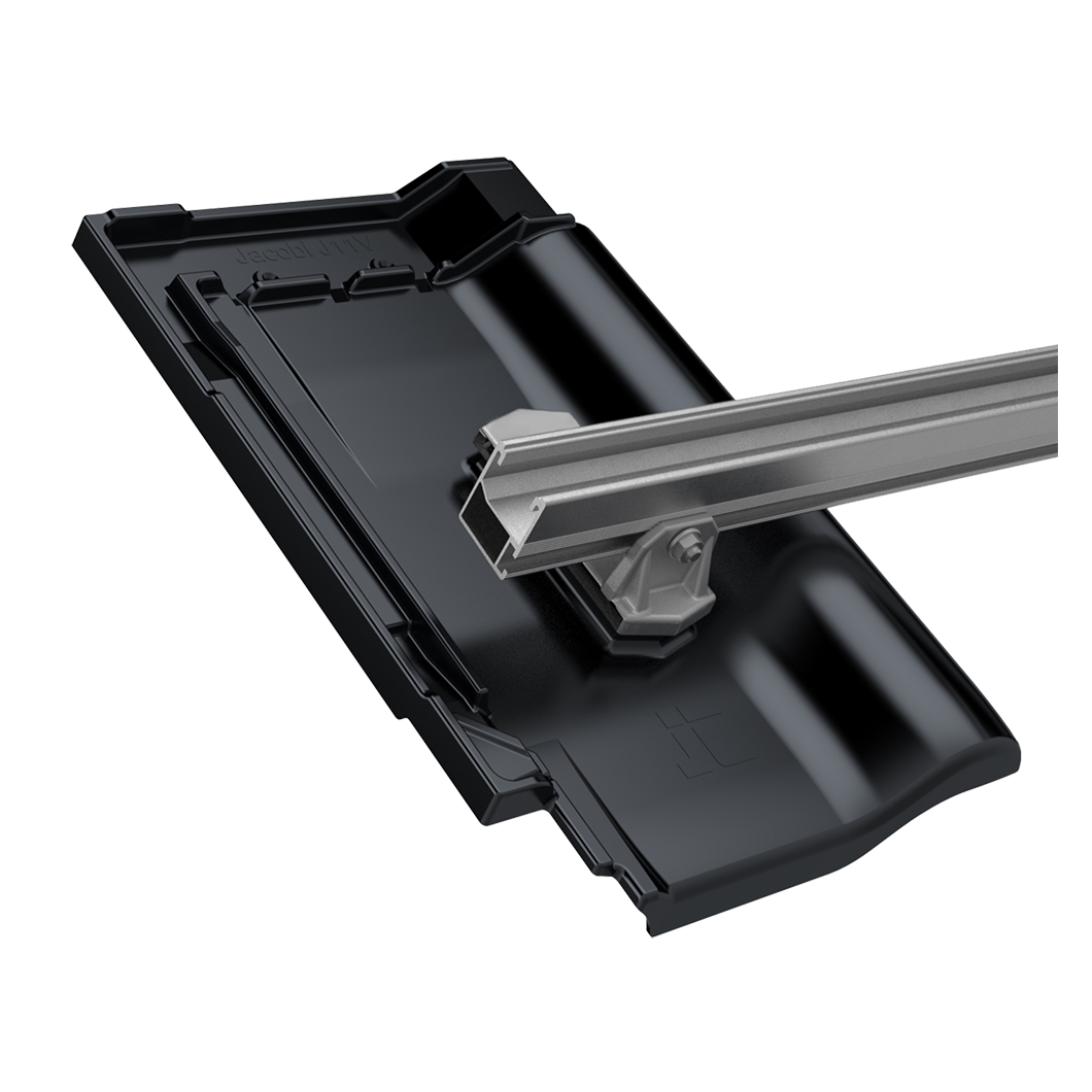 K2 holder on aluminum base pan with rail
