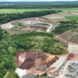 Aerial view of our clay pit in Langenzenn, directly at the production site.