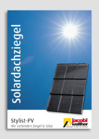 Flyer zum Solardachziegel Stylist-PV