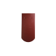 Biberschwanzziegel 18x38 Rundschnitt Edelrosso