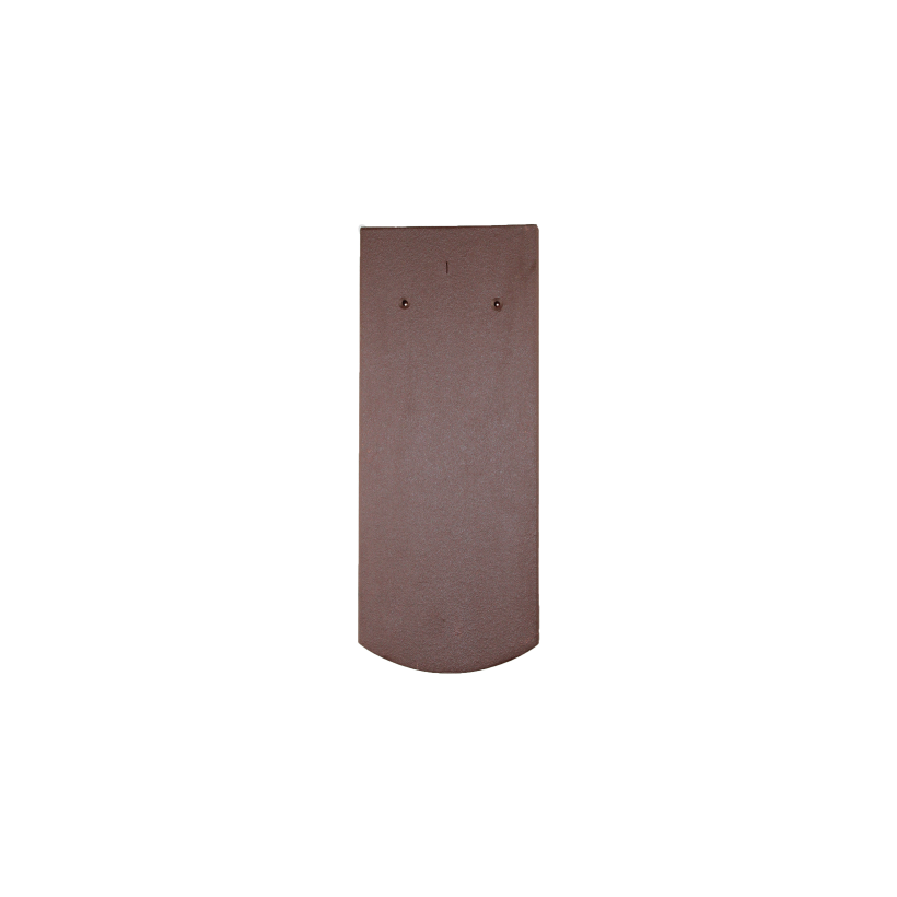 Biberschwanzziegel 15,5x38, glatt in kupferbraun