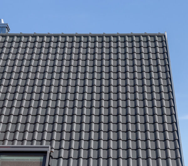 Beautiful cover picture with roof tile W6v in the noble slate engobe