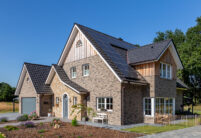 Reform tiles on an imposing clinker brick house